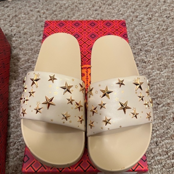 New Tory Burch Star Slide Sandals - Picture 4 of 7